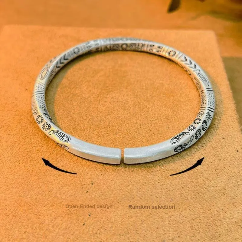 FUYUFU 999 Fine Silver Sterling Silver Bracelets Unisex-2