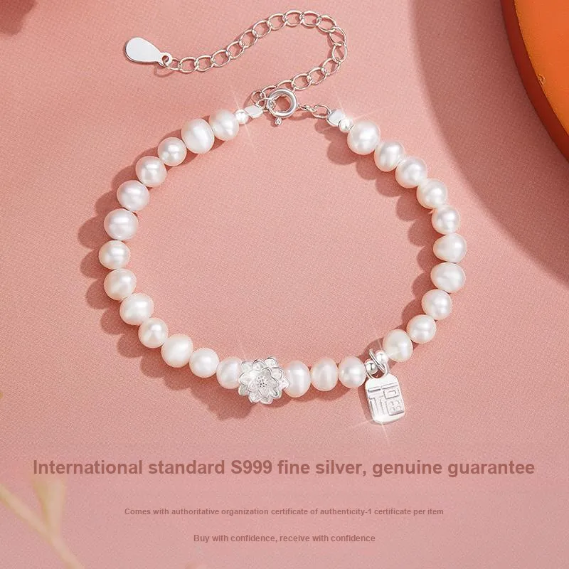 Branded Jewelry S999 Bracelets Women's-6