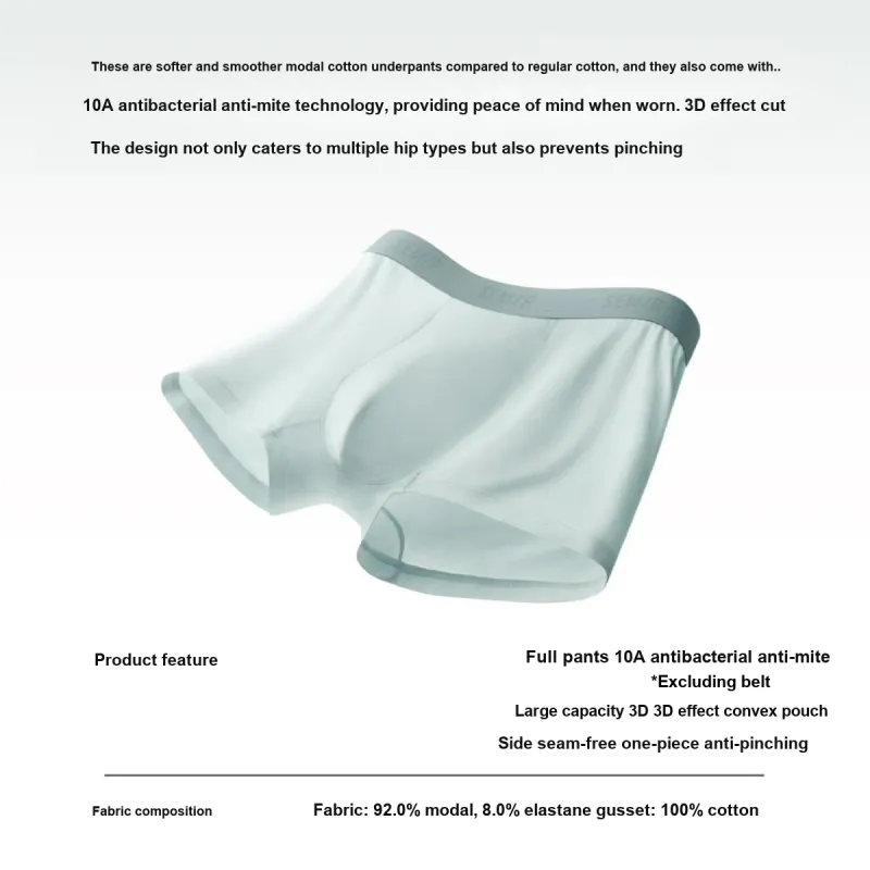 SEM/R Underpants Men's 3 Pack Shopping Bag-5