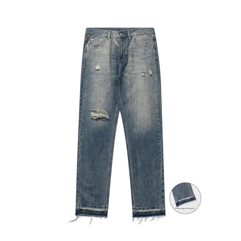 FEAROM Jeans Unisex Vintage Blue-1