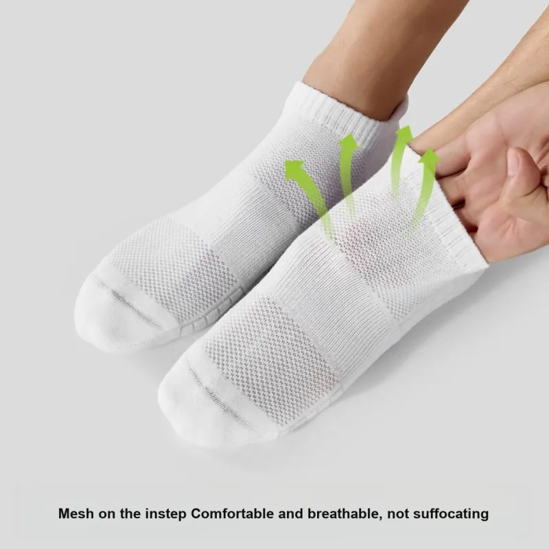 ZEROIN Ankle Socks Unisex Shopping Bag 5 Pack-53