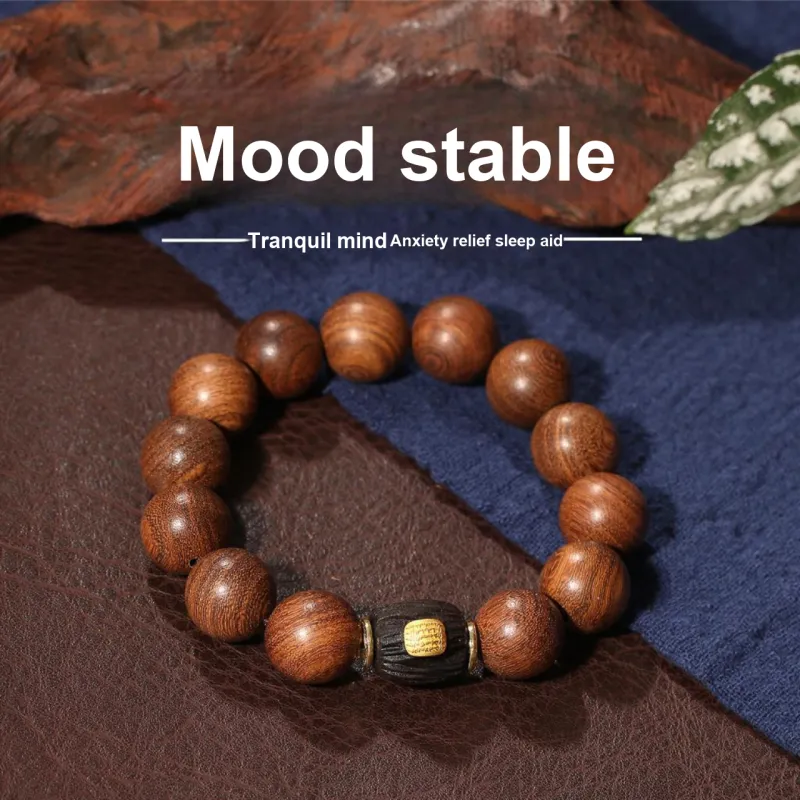 MUUSI Golden Sandalwood Bracelets Unisex-11