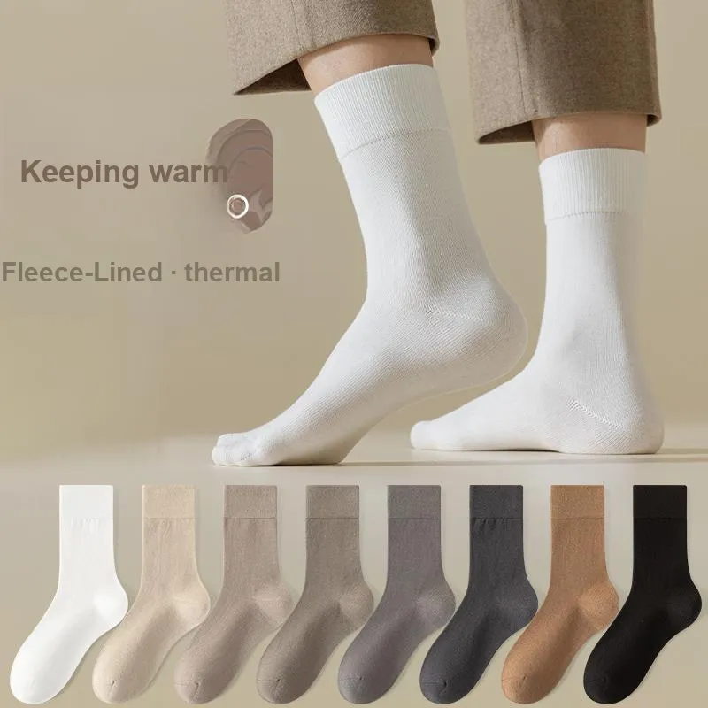 MIIOW Knee High Socks Men's 5 Pack-3