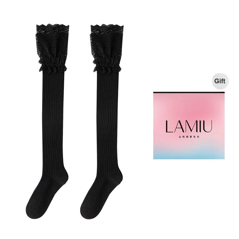 Lan Miao Thigh high Socks Women's Shopping Bag Combo Set-12