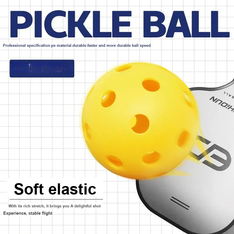 Weston Pickleball Professional Match Indoor Shaped Ball 26 Hole Sports Style Equipment Modified Blended Material Unisex-5