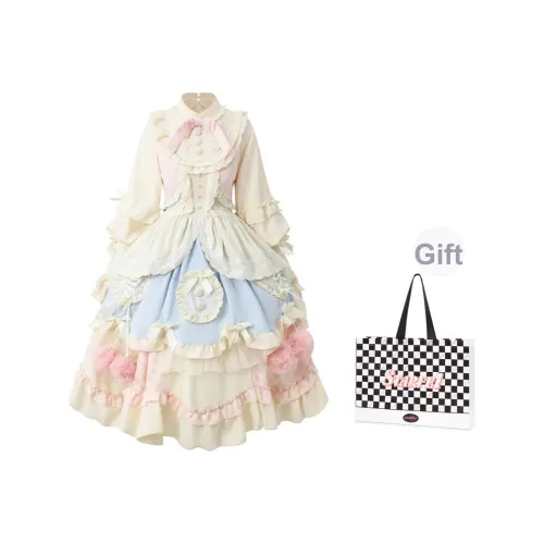 STARFEI Длинное платье с длинным рукавом женское