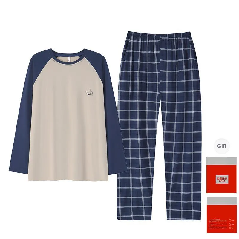 GOSO Pajama Gift Boxes Men's Dusty Blue-0