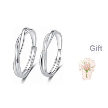 CHINA GOLD 999 Fine Silver Rings Unisex