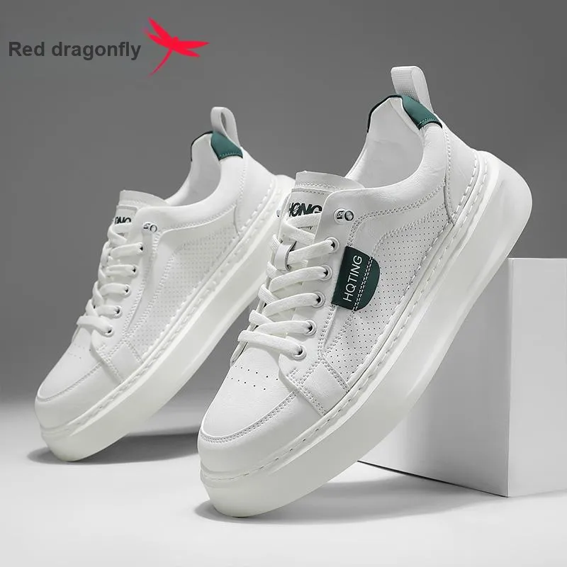 RED DRAGONFLY Low Top Skateboard Shoes Men's-6