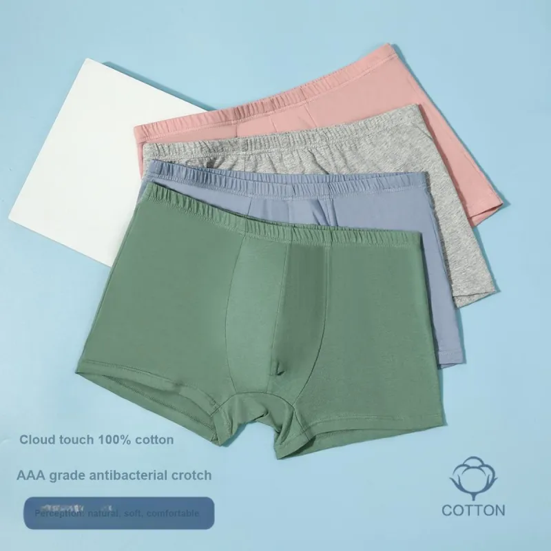 Red Bean Underpants Men's Combo Set-1