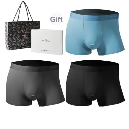 SEPTWOLVES Нижнее белье Подарочная коробка Мужской 3 упаковки Gift Box Set + Сумка для покупок