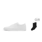 White (Includes Cotton Socks)