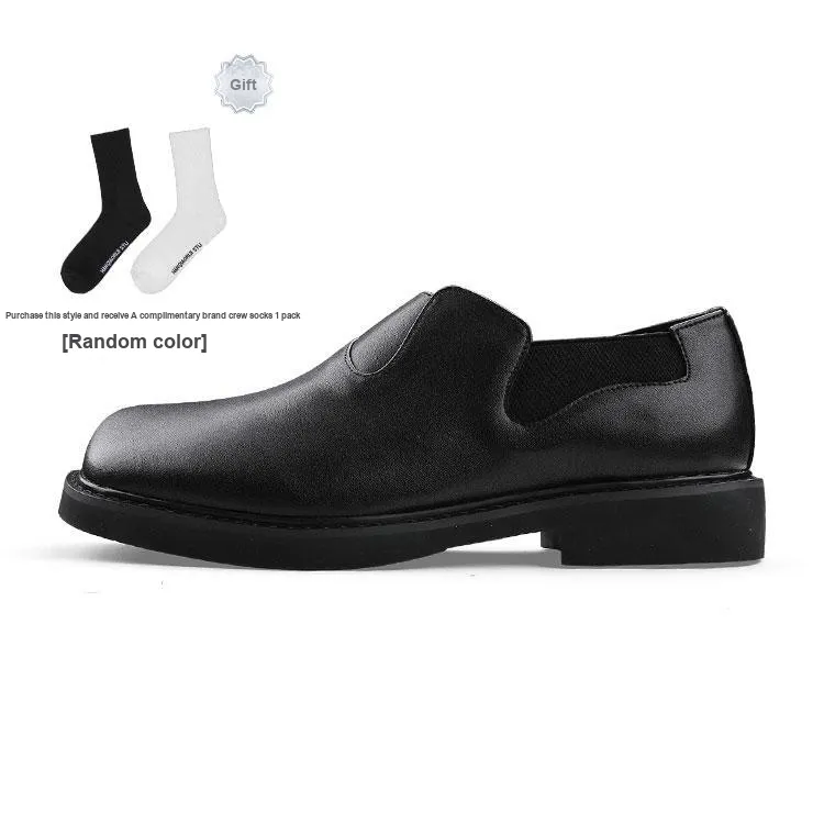 HANQIAORIJI Special shaped Series Casual Shoes 3cm Unisex Black-0