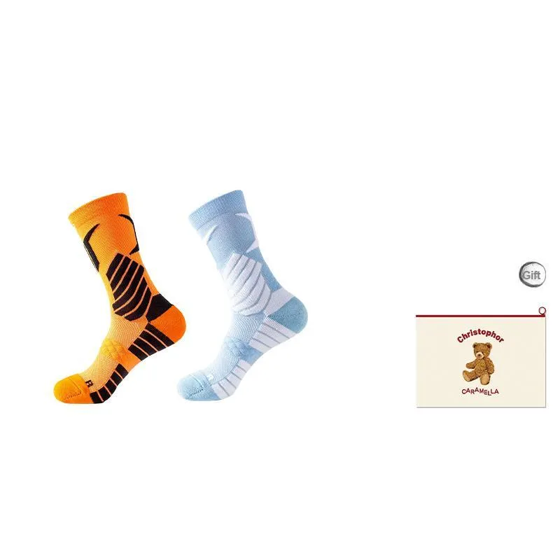 Caramella Basketball Socks Men's Shopping Bag Combo Set-16