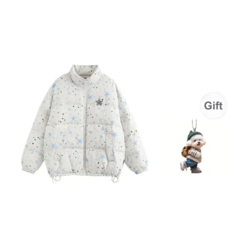 QISENYAR Puffer Jackets Unisex