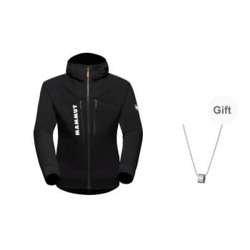 MAMMUT Aenergy Series Jackets Coats Unisex Black Comes With Necklace