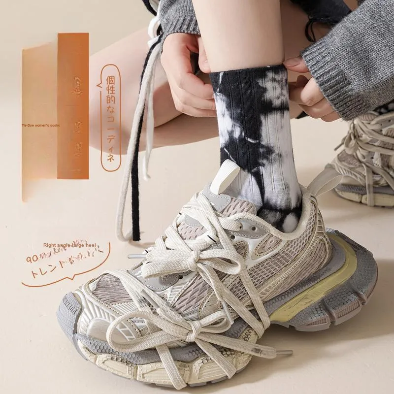 JIAZINI Mid-Calf Socks Women's 4 Pack-7