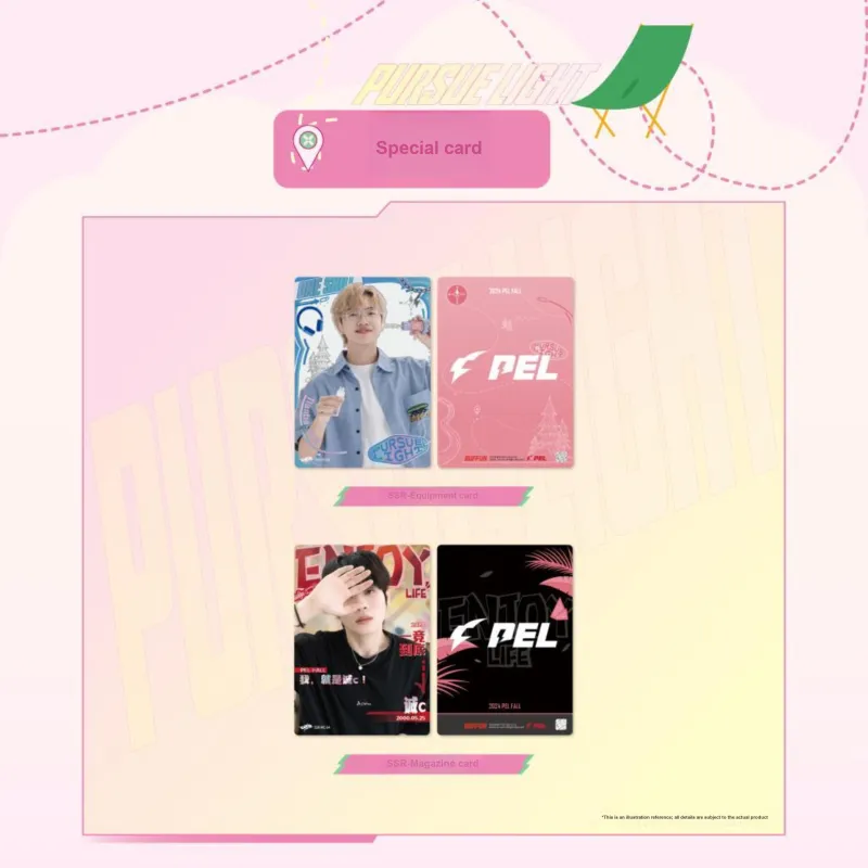BUFFUN Chasing Light, Peace Elite PEL Officially Licensed Player Card, Second Edition Card Collectible Cards Whole Box-1