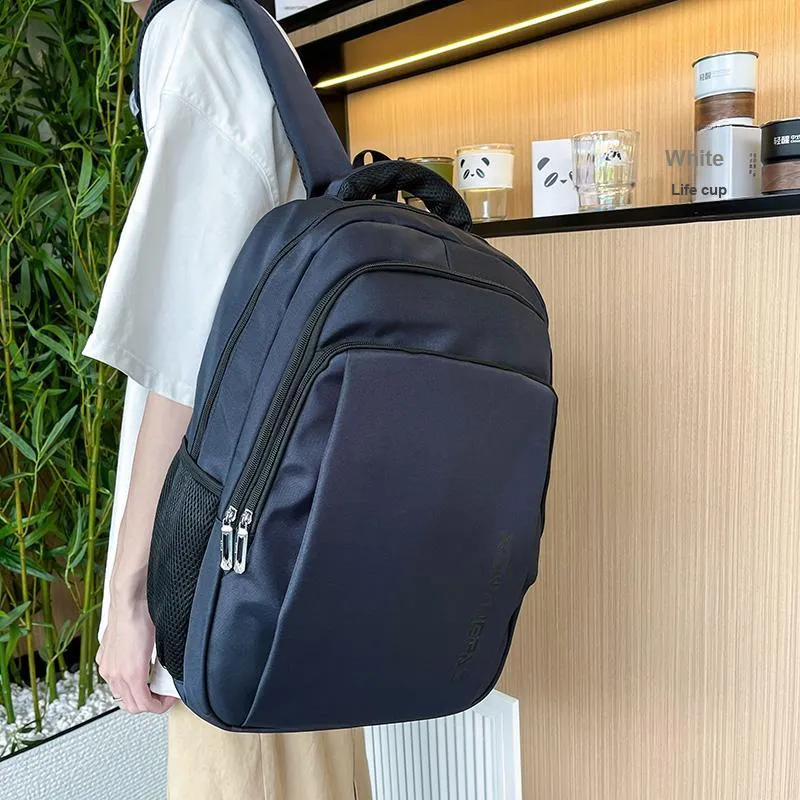 ResNonverba Oxford Backpack Unisex Gray/Blue/Black-9