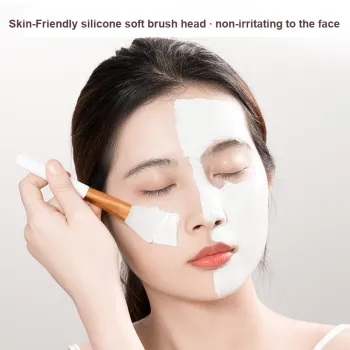 NILIYA Silicone Facial Mask Bowl Brush With Special Spoon For Skincare Application Mixing Tool Set
