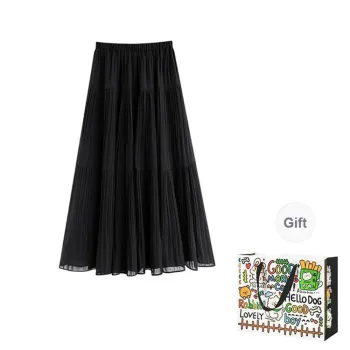 OURUOKE Casual Long Skirt Women's