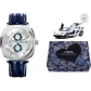 White Blue-Blue Strap