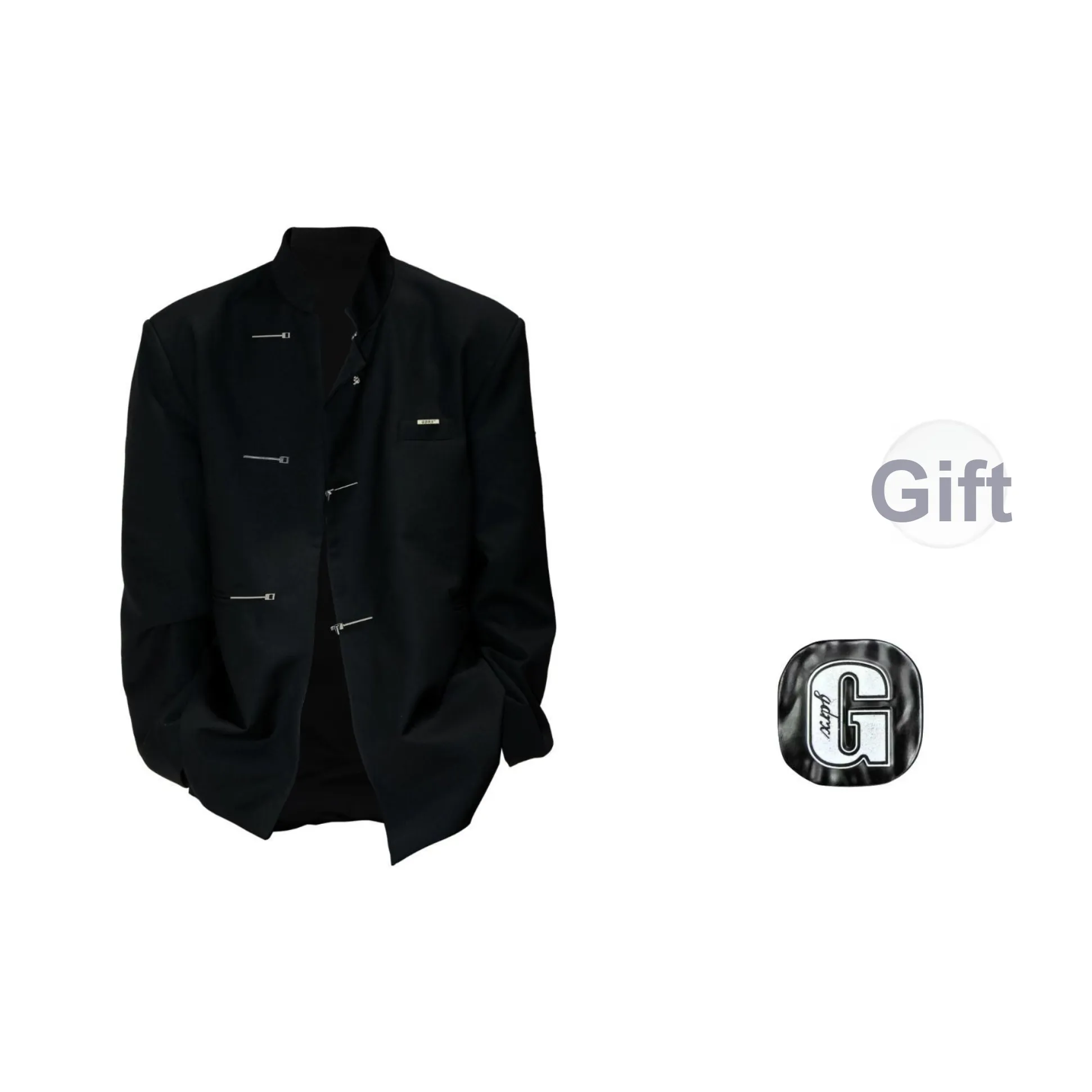 GDRX Business Suit Coat Unisex Black