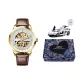 Light Rose Gold Case-Brown Strap