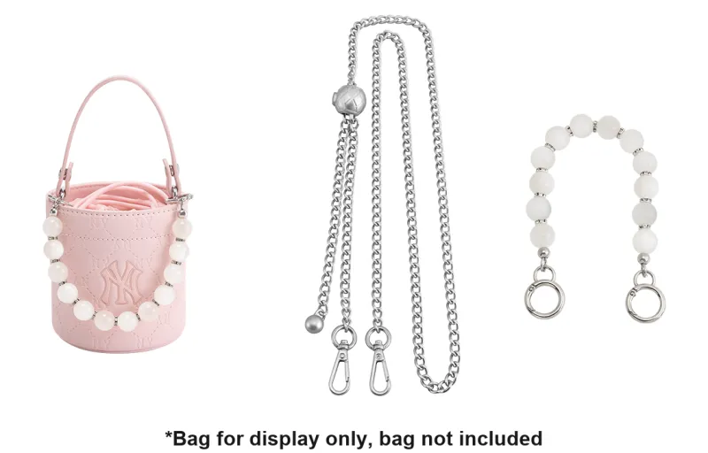 Luxury Care Artisan Workshop Metal Bag Strap Women's White-0