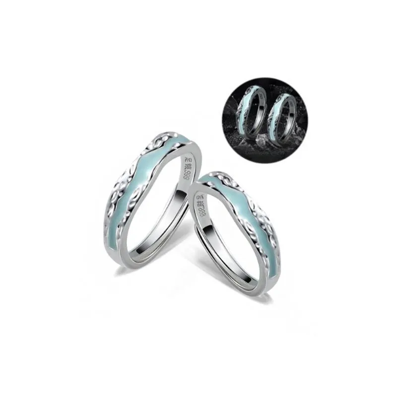 Suddenly Lucky S999 Fine Silver Rings Unisex-0