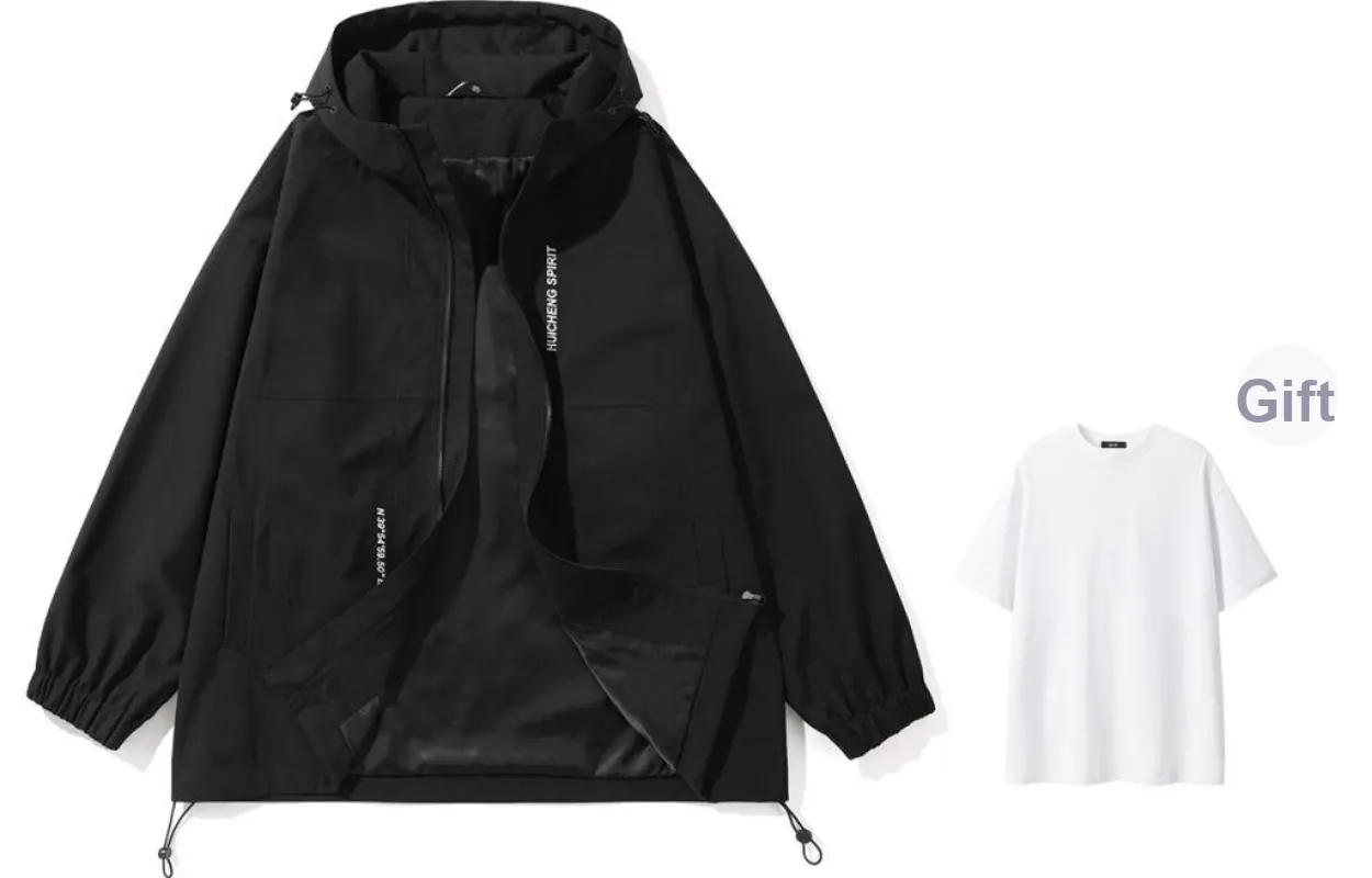 HCHUICHENG Jacket Fleece Lined/Regular Unisex