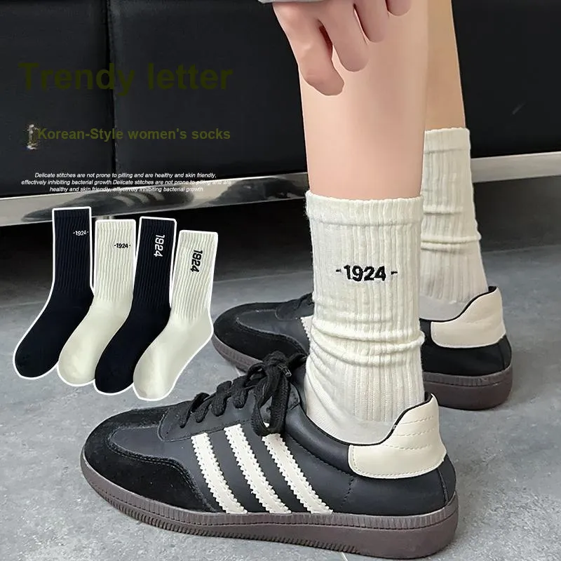 Lan Miao Mid Calf Socks Women's Combo Set-10