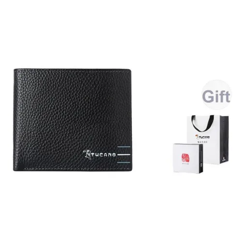 TUCANO Кошелек из коровьей кожи Мужской Черный