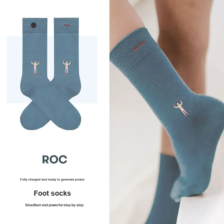A-damunderwear Unisex Mid-Calf Socks-4