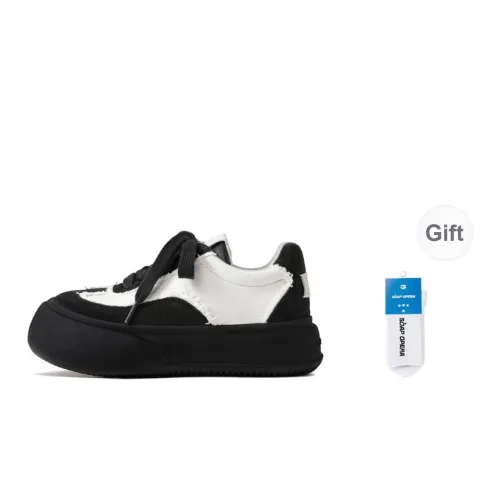 SOAP OPERA Dexun Series Skateboard Shoes Unisex Low Top Black/White