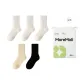 5 Pack (3 White+Custard+Black)