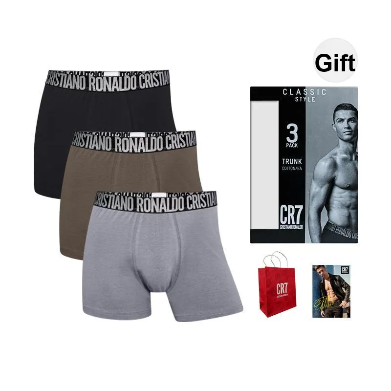 CR7 CRISTIANO RONALDO Underpants Men's 3 Pack Mixed Color Includes Box