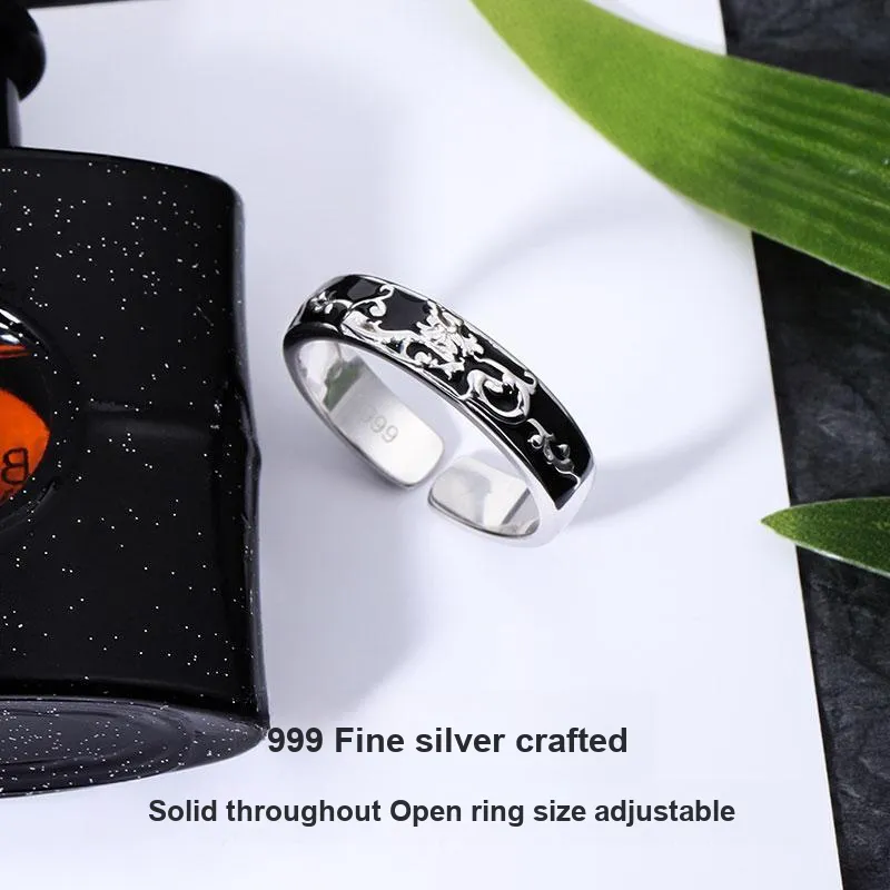 FOREVER MELODY Sterling Silver Rings Men's-2