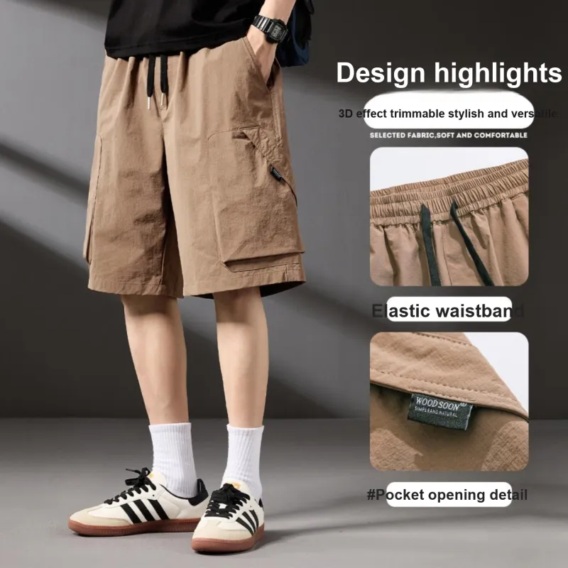 WOOD SOON Cargo Shorts Unisex-16