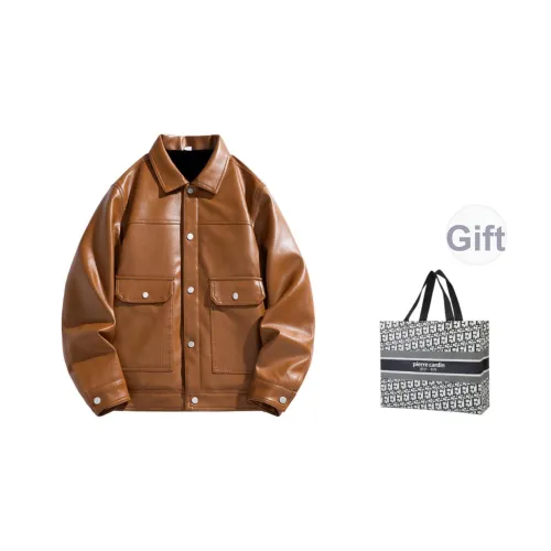 PIERRE CARDIN Кожа Куртка Унисекс