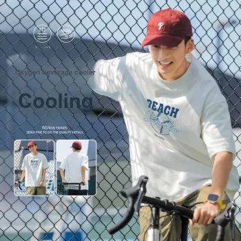 Tonlion T Shirts Men White