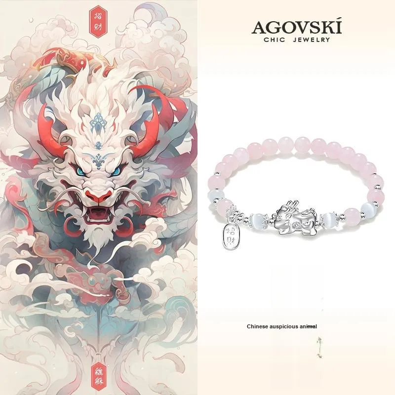 AGOVSKI Jade Bracelets Unisex-13