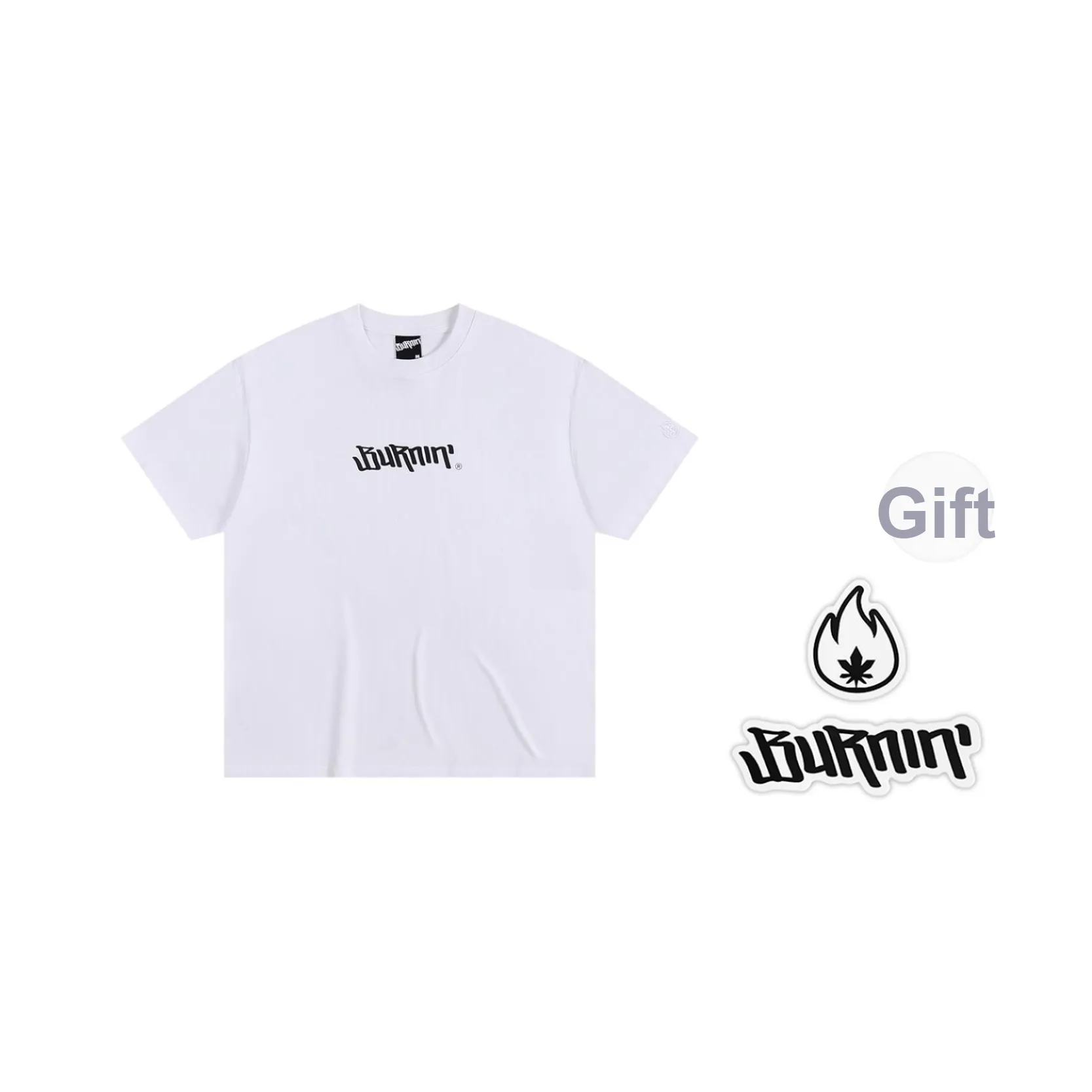 BURNIN Короткий рукав T-рубашки Унисекс