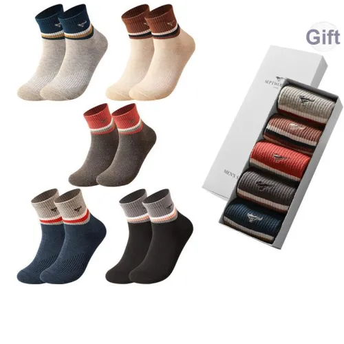 SEPTWOLVES Носки Crew Мужские упаковка из 5 пар набор в подарочной коробке