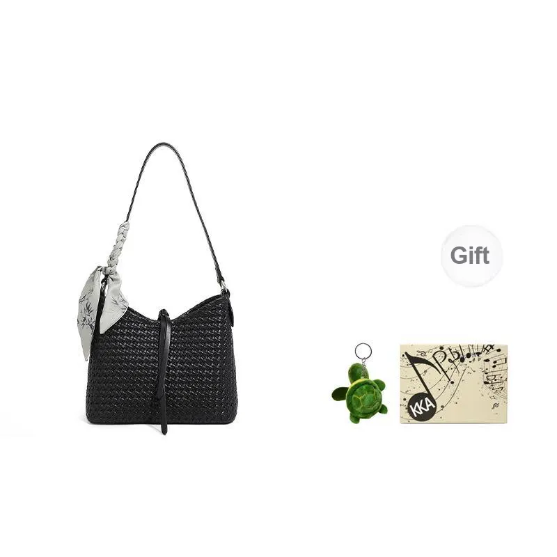 KKA Fabric With PU Handbag Shoulder Bag Crossbody Bag Regular Women's Beige Yellow/Black-7