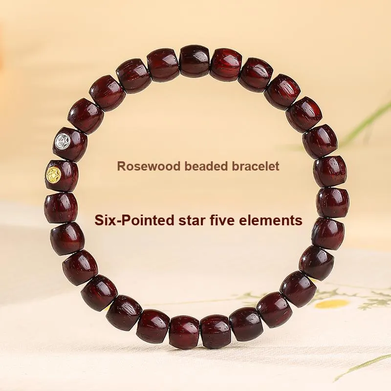 MUSHENGYUAN Pterocarpus Bracelets Unisex-1