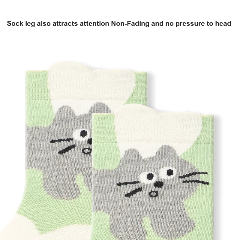 Primeet Mid Calf Socks Women's 5 Pack-25
