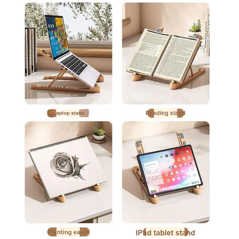LUCK OU Tablet Stands Desktop Height Adjustable Radiator Foldable And Portable Cooling Stand-1