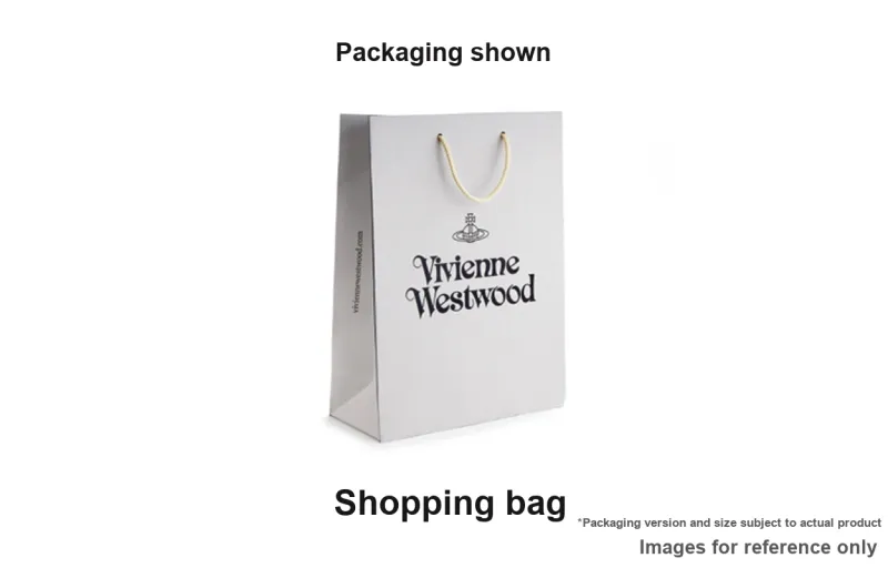 Vivienne Westwood Calfskin Shoulder Bag Women's Black-4