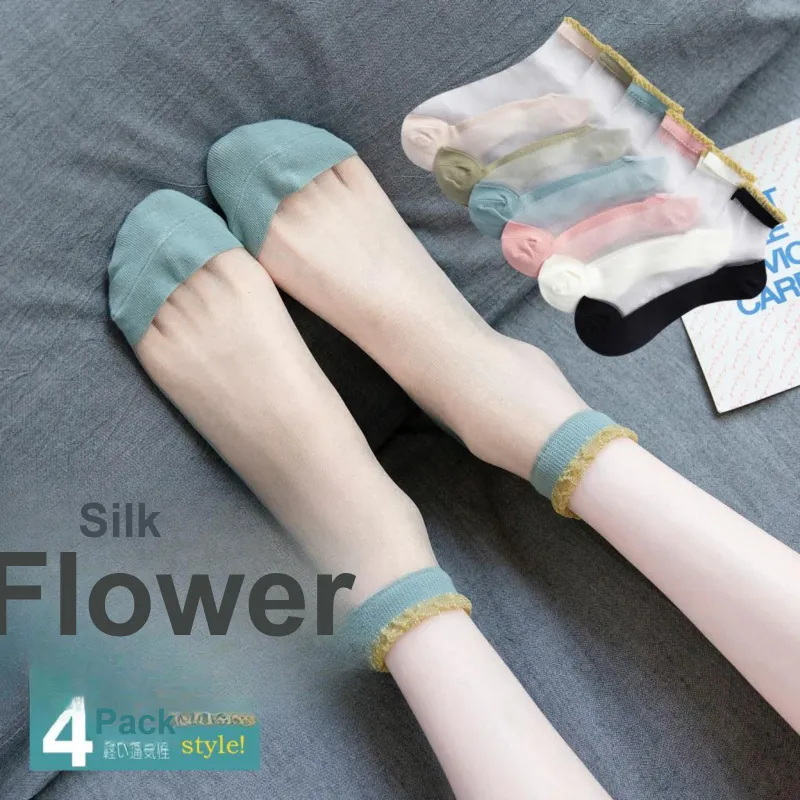 XXLLG Mid Calf Socks Women's 4 Pack-1